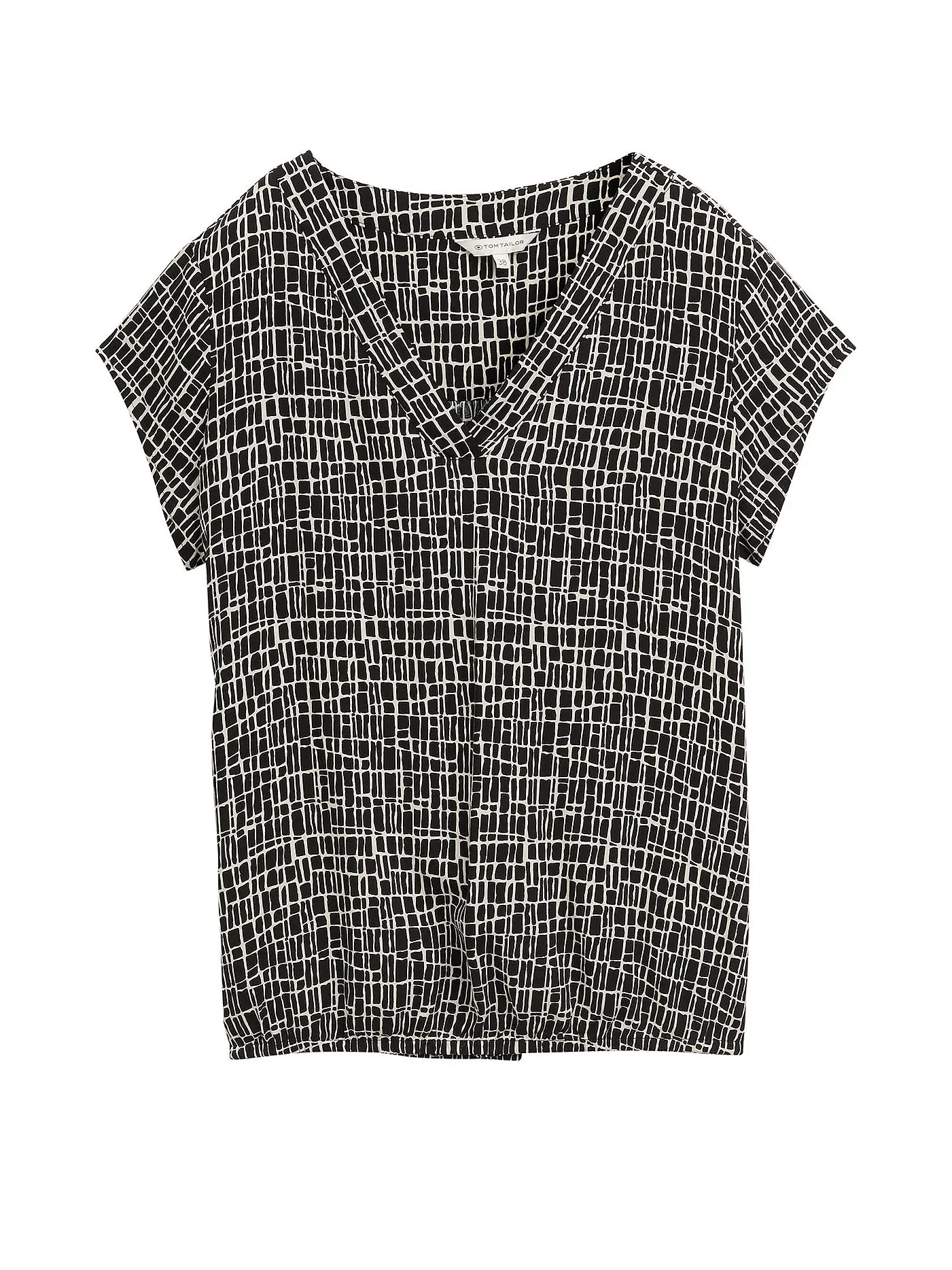 TOM TAILOR | Blusenshirt | schwarz